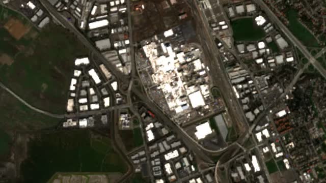 Fremont Factory — earlier satellite view